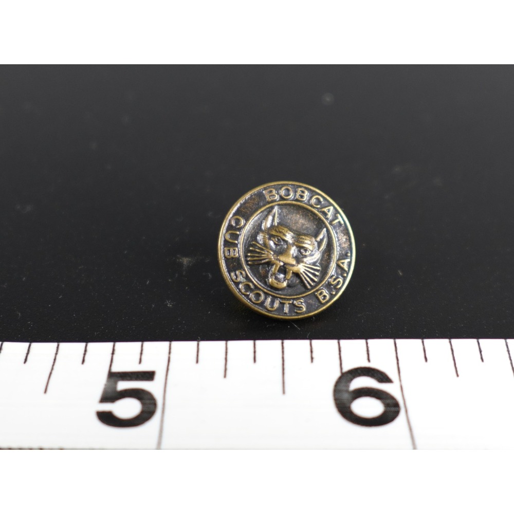 Bobcat Cub Scout BSA Pin Badge Brass Metal